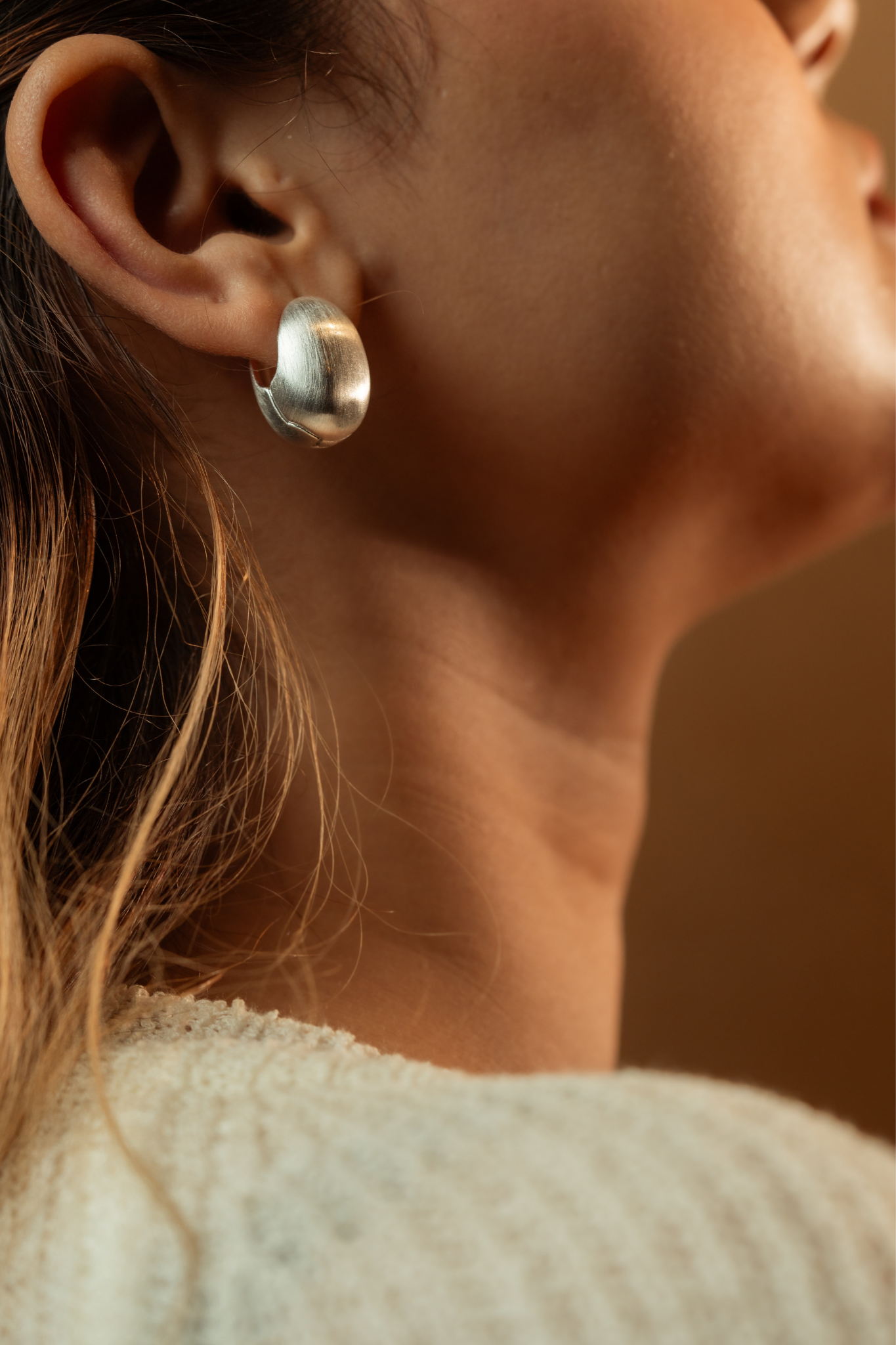 Potnse Bouton Studs Silver