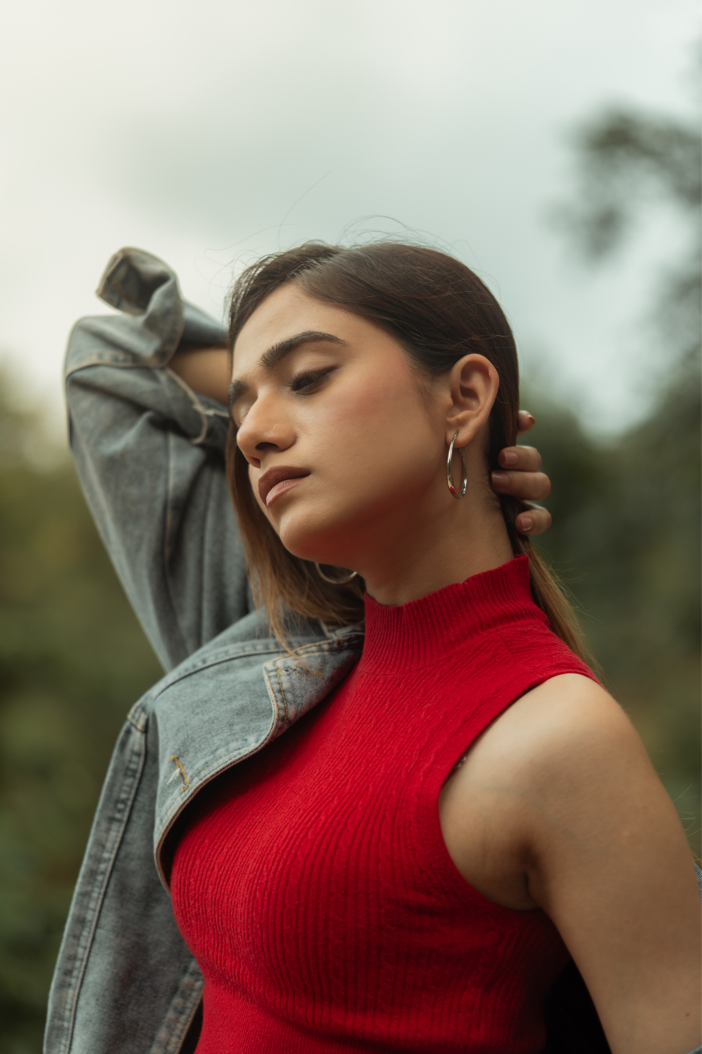 Potnse Lasso Petite Hoops Silver