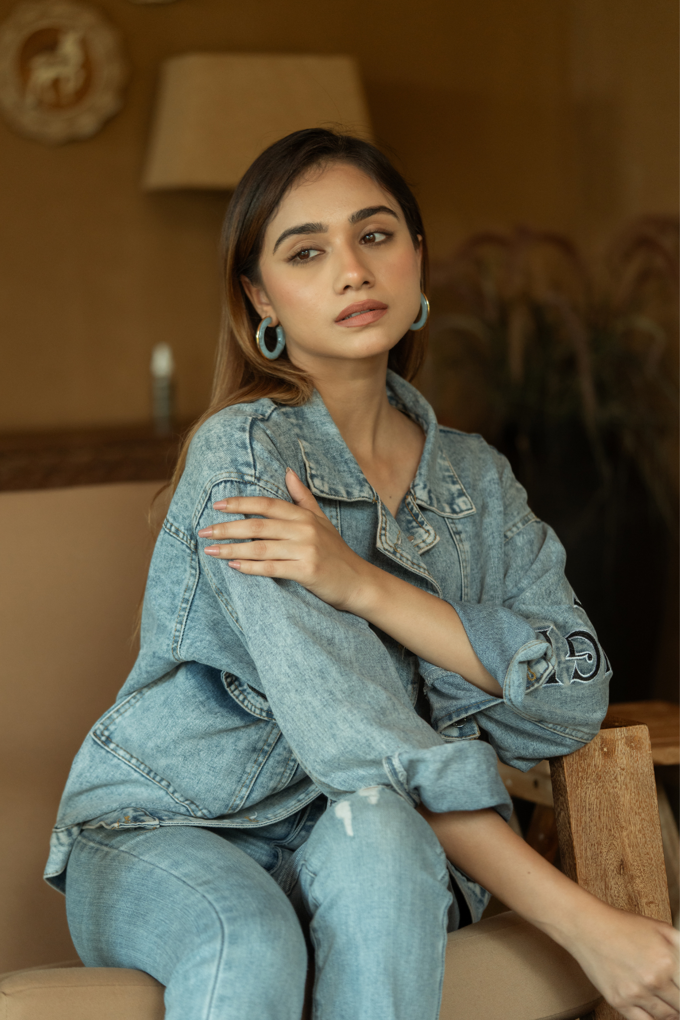 Potnse Le Marbre Hoops Cyan