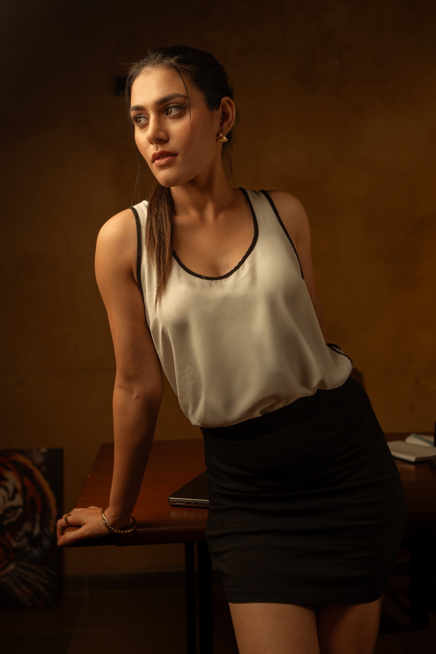 Potnse Coquillage Studs Gold