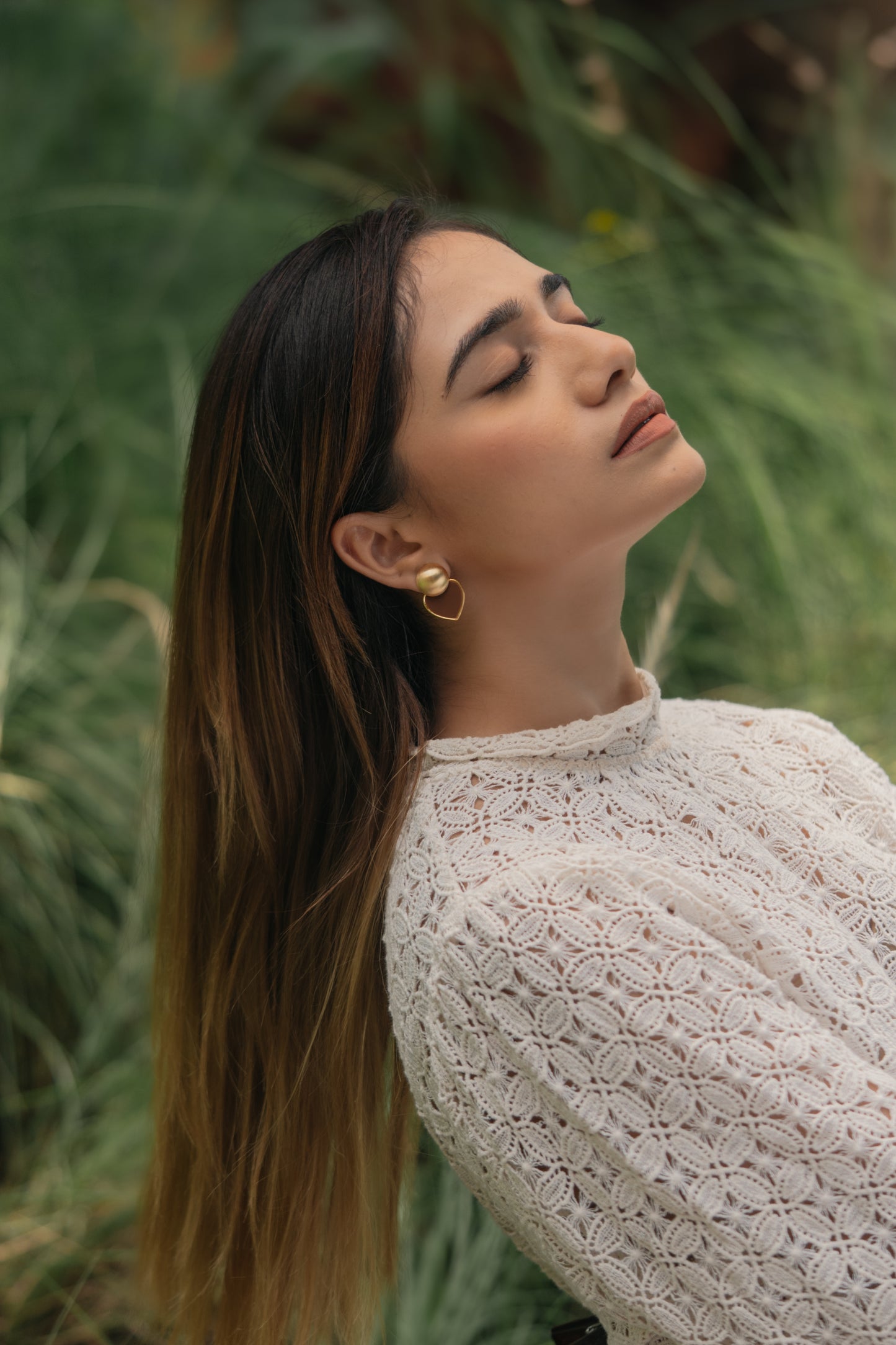 Potnse Ma Chérie Chocolate Brown Studs