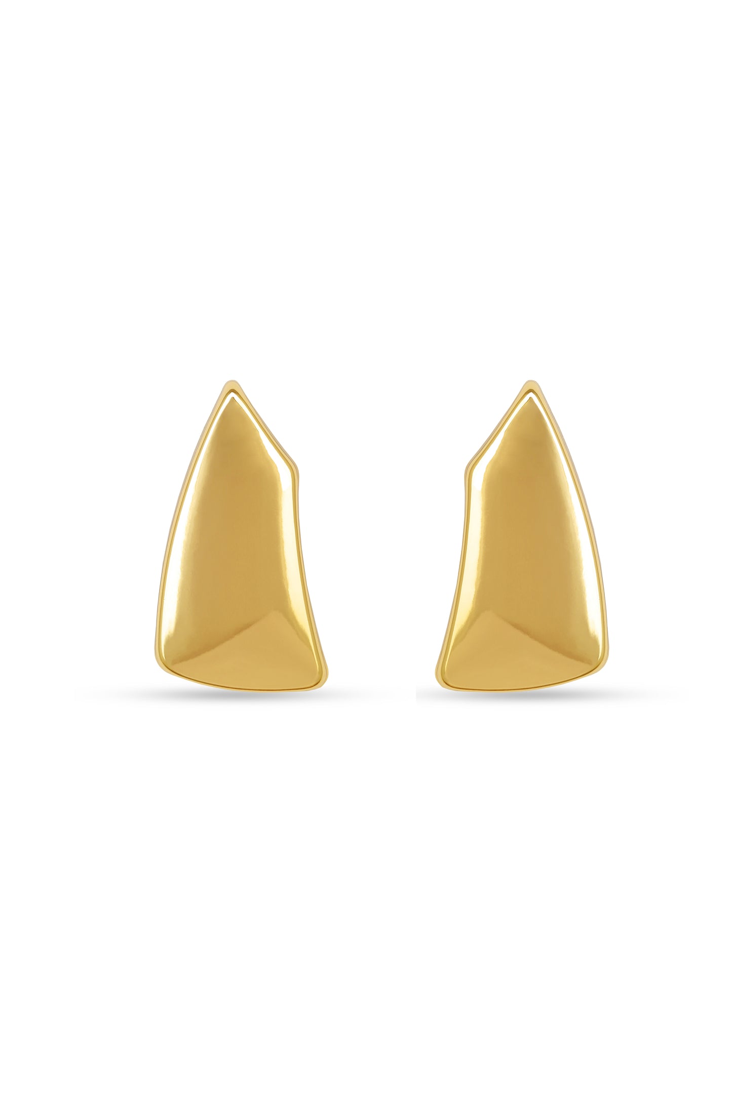 Potnse Flamme Dorée Statement Earrings
