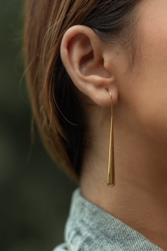 Potnse La Pendule Statement Earrings
