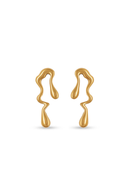 Potnse Ver D'or Statement Earrings
