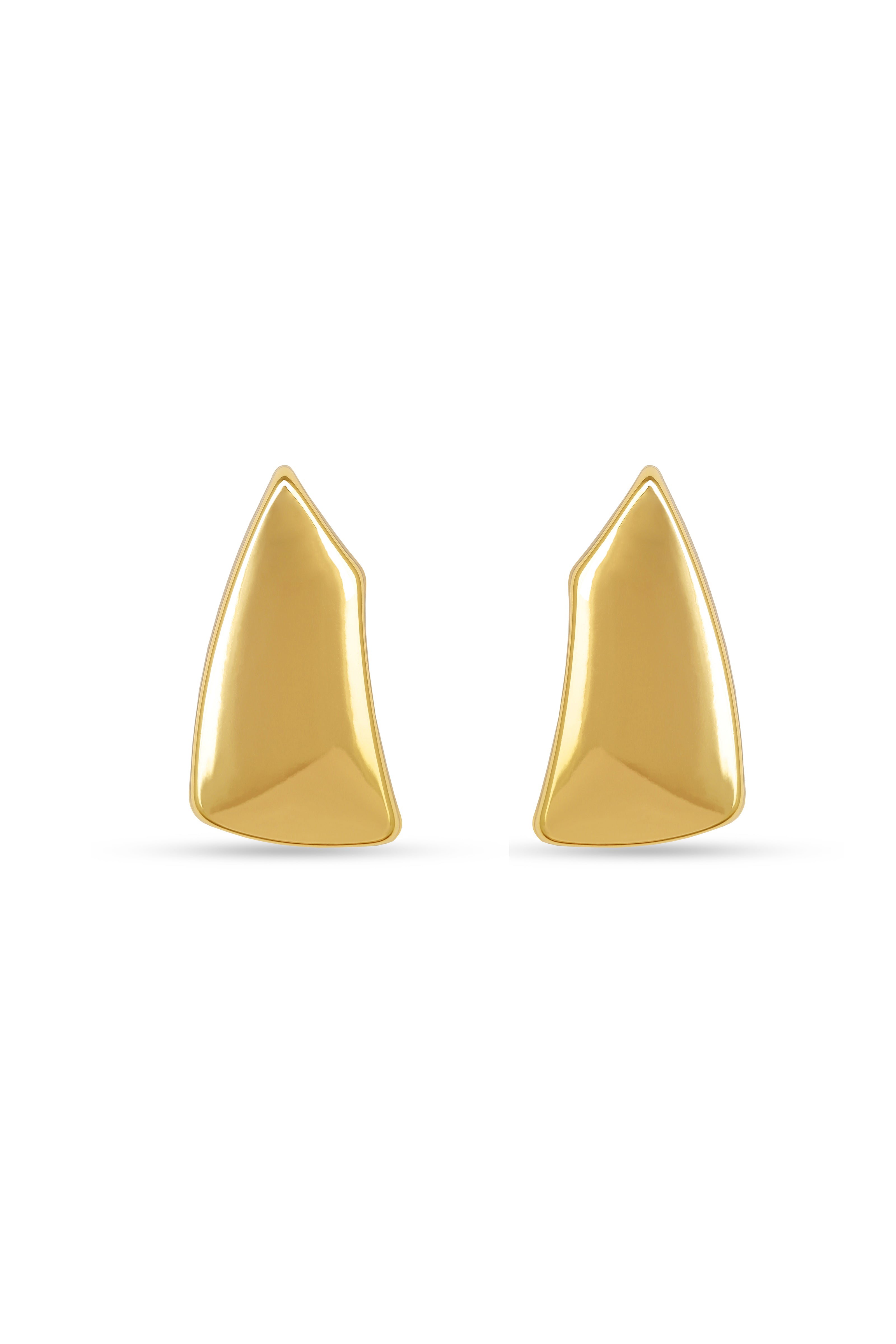 Potnse Flamme Dorée Statement Earrings