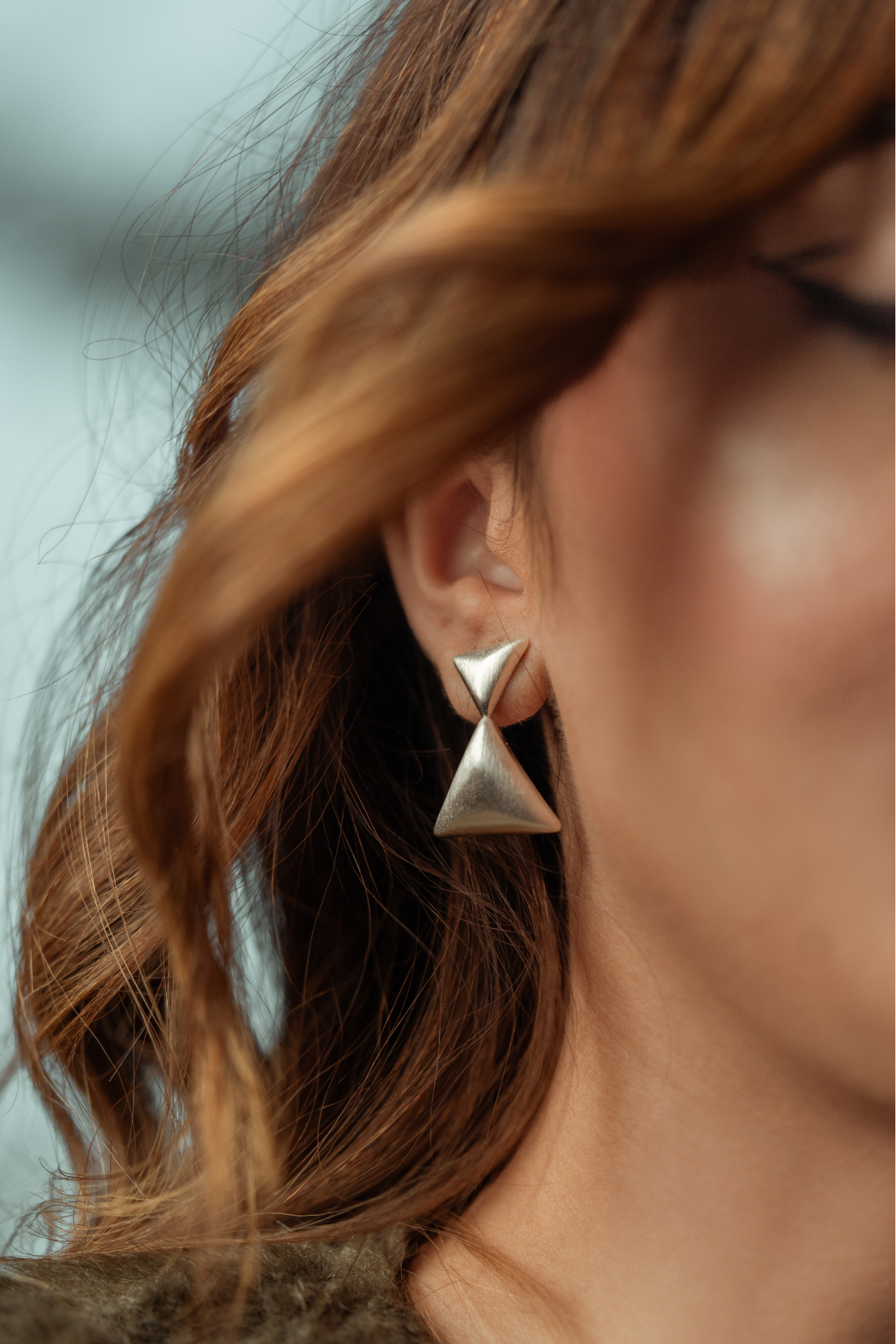 Potnse Papillon Studs Silver