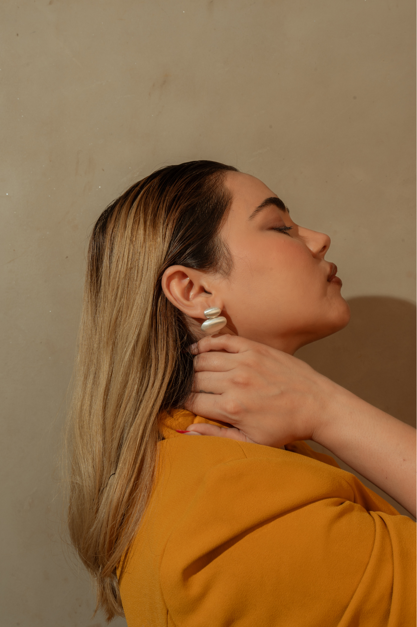Potnse Caviar Studs Silver