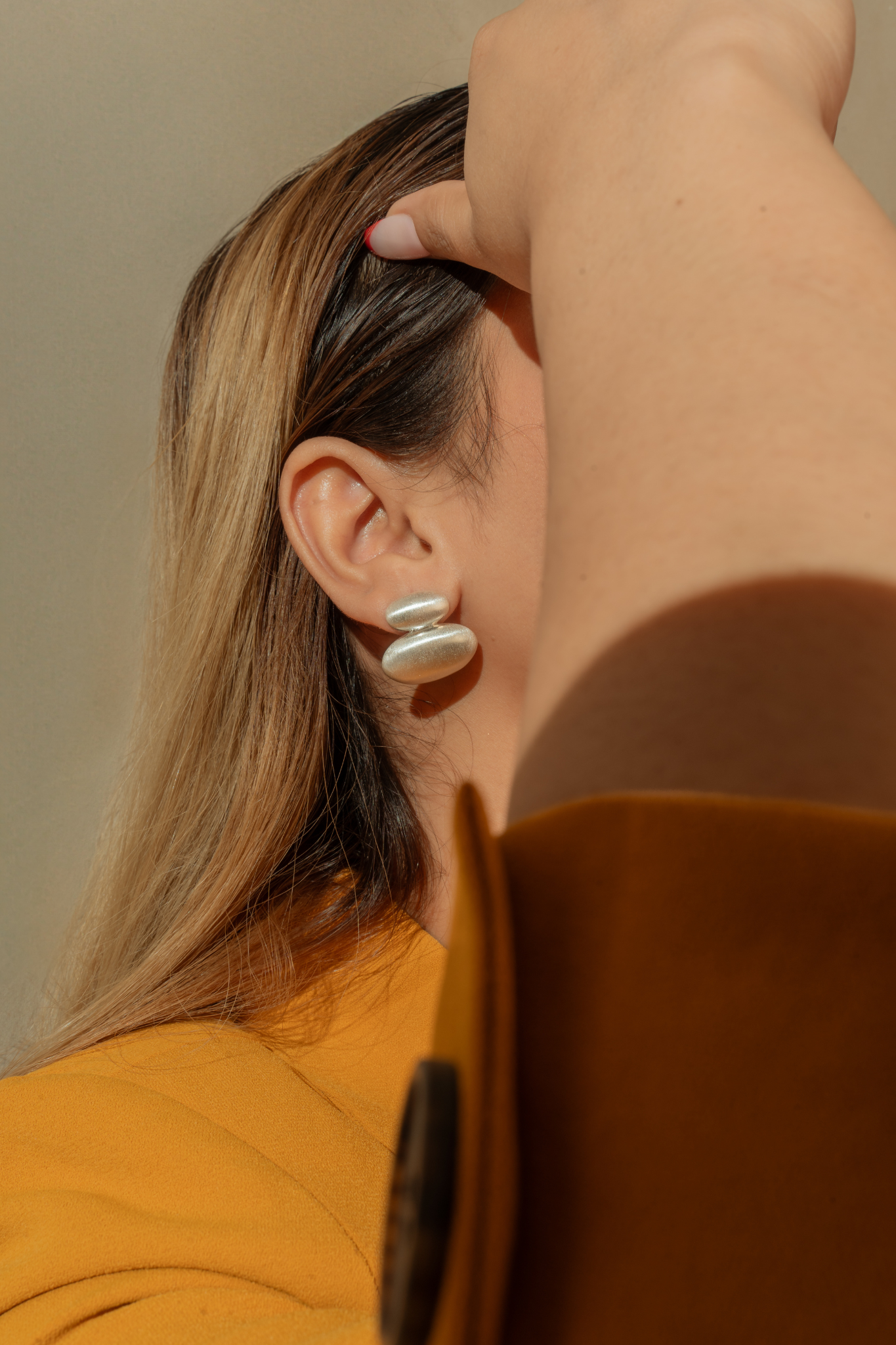 Potnse Caviar Studs Silver
